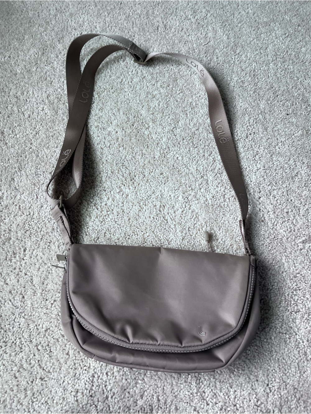 Lole Small Crossbody Bag in Taupe